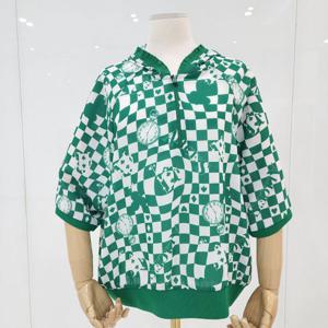 [디즈니골프]여성 반집업 후드티셔츠 (DO2LTSR38-GN)