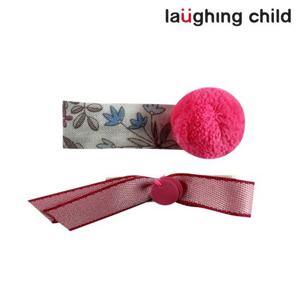 [래핑차일드] 폼폼 플라워 헤어핀(8912985205_PK)