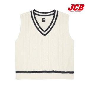 [JCB]여아 꽈배기 니트 베스트 (JBK7R544GSW)