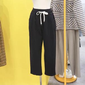 르피타 DP01 끈밴딩 면바지 배기 팬츠 L244UPTA02