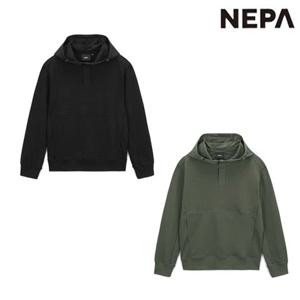 [네파]7K56060 남성 가을 간절기 등산 캠핑 우븐 하이브리드 후드 풀오버 긴팔 티셔츠