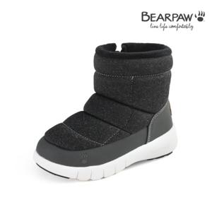 [베어파우(슈즈)]NIKITA 아동 지퍼 방한 패딩부츠 K727175OD-K 블랙 3센치