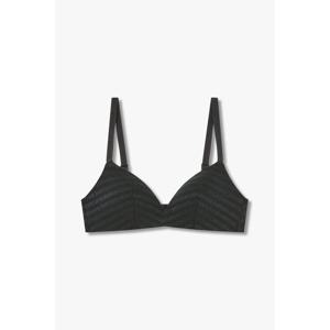 [엠포리오 아르마니 언더웨어]여성 로고 패턴 패디드 트라이앵글 브라 (0824381501)