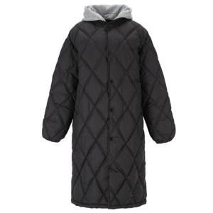 [에이비에프지]후드 레이어드 스타일 롱 패딩 점퍼 APZ1HU04A