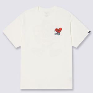 반스 XOXO GFX 반소매 티셔츠 화이트 남여공용 VN000NF5FS81