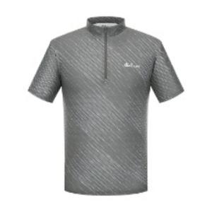 Redface MG01 스퀘어도트 하프짚 티셔츠 3컬러 REWMTSM24014