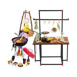 [캐스B]플레이 캠핑놀이3종세트(1091set)(캠핑놀이풀세트+바베큐그릴+캠핑모닥불놀이)