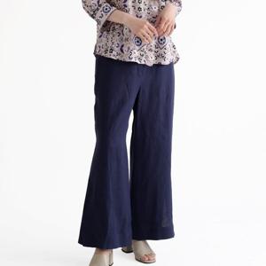 [비꼴리끄]린넨 솔리드 뒷밴딩 팬츠 B252WS3070