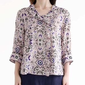 [비꼴리끄]린넨 프릴 블라우스 B252WB3080