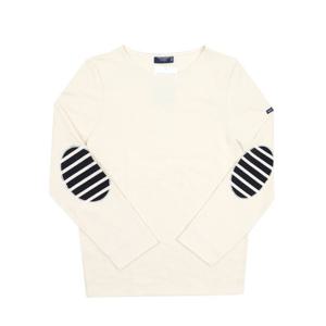 [세인트제임스 SAINT JAMES] 0844 ECRU NAVY ECRU 공용 긴팔티