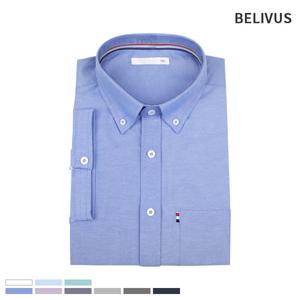 [빌리버스]빌리버스 남성 셔츠 BSD077 무지 반슬림핏 반팔 카라