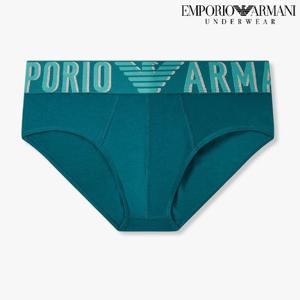 [엠포리오 아르마니 언더웨어]메가 로고밴드 코튼 삼각브리프(0815111005)