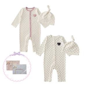 선물추천[밍크뮤HP]25년F W (BK.PK)쁘띠하트JQD우주복 2종 택1 (35A70-041-03.04)