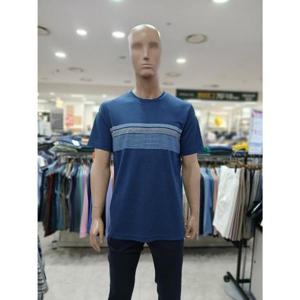 크로커다일 세이브존05 상단 프린트 패턴 블루색 라운드 티셔츠 ABTS2483 33