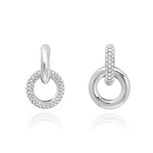 스와로브스키 5671807 Dextera 인터로킹 루프 후프 귀걸이