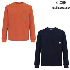 아이더 (DMU25257) 남성 와플 보온성이 우수한 긴팔 라운드 티셔츠