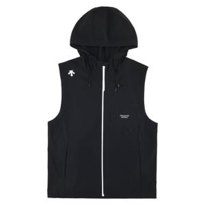 데상트 남성 경량 우븐 베스트 SP321TVE71BLK