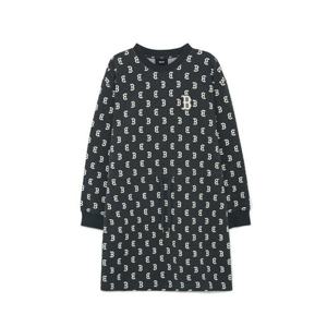 MLB 여성 클래식 모노그램 자카드 오버핏 원피스 A5 3FOPM0134 43CGS