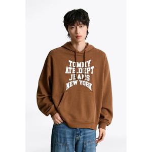 타미진 남여공용 90S 바시티 후드 티셔츠 (T32F7TTO53TMT1) (T32F7TTO53TMT1)