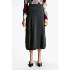 [타미힐피거종합관] 여성 울 미디 스웨터 스커트 (T22F7WSC082WT1 P4E)