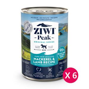 지위픽 DOG 캔 고등어 양고기 390g x 6개