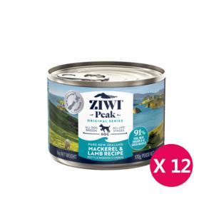 지위픽 DOG 캔 고등어 양고기 170g x 12개