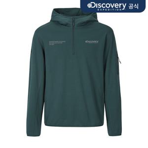 남성 델타픽 경량 레이어드 후드티 (D/TURQUOISE)  DMHD3A054-TQD