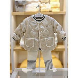 아가방 세이브존02 베이지경량 퀼팅점퍼 02s735001