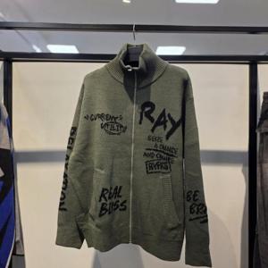 엠할리데이 HC21 낙서 그래픽 하이넥 집업 K MQ5SU508