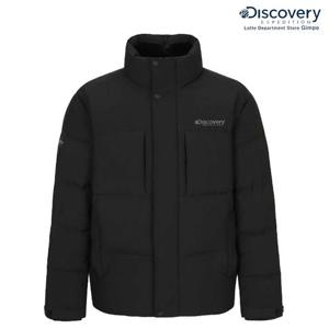디스커버리 패딩 25FW 남성 레스터G 하이넥 구스다운 숏패딩 DMDJ63056BKS GPDJ