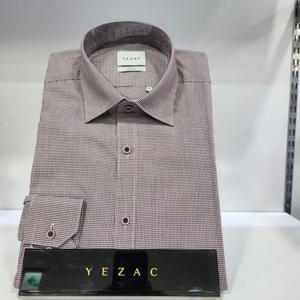 [예작]예작 YJ3FBS164 체크 코튼폴리  하운드투스 슬림핏  긴팔