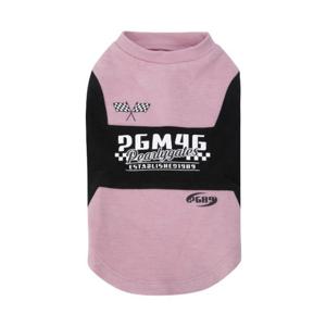 M 파리게이츠골프용품 NQC 531D3PW301_PK 펫 레터링 컬러 배색 티셔츠