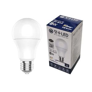 장수램프 A19 LED 벌브 전구 8W E26 주광색 다마 벌브 전구 다마 램프 장수램프