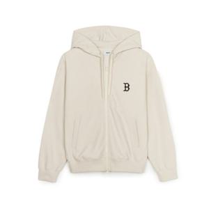 MLB 베이직 스몰로고 와플 기모 후드집업 A5 3ATRB0846 43CRD 50BKS