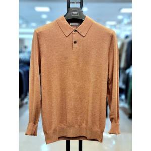 바쏘옴므 세이브존03 바쏘옴므 24FW  울 블렌드 카라 니트 티셔츠 WSAGY4WT86AA