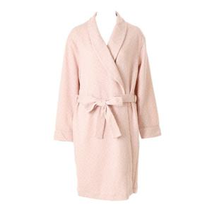 한겨울에도 따뜻하게 면 폴리 지그재그 패턴 여성 누빔 샤워 가운 WRB5486W