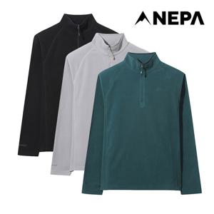 [택가89,000원] 네파 남성 폴라텍 마이크로 플리스 집업 티셔츠 7L75416