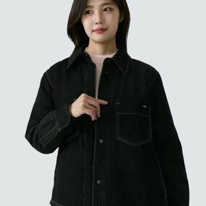 잠뱅이 동백01 불변블랙난스판패딩데님자켓 AP4DDJ851