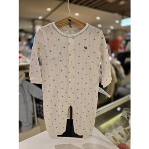 [블루독베이비] 26 SS(민트)리프플라워우주복(4617004101)신생아 아가옷 유아  조카 선물 말띠 출산 (46170