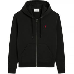 25FW 아미 드 꾀흐 후드 집업 BFUSW435 730 001 BLACK