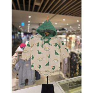 [블루독베이비] 26 SS(IV)드로잉 디노 세트 바디수트(4617067601)신생아 백일 돌 간절기 선물 조카 유아 아