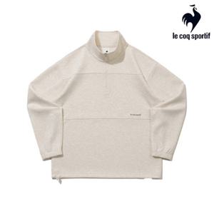 [르꼬끄] 남녀공용 쿠션지 루즈핏 하프집업 QR123LFS13_OTM