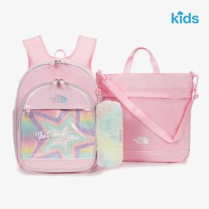 노스페이스 키즈 NM2DS01T 핑크 걸즈 파핑 스타 스쿨 팩 신학기 책가방