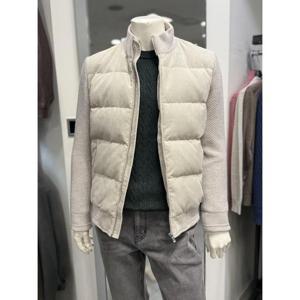 BASSO 세이브존01 구스 패딩 니트 블루종 점퍼 BS-Z4UA-AA11A