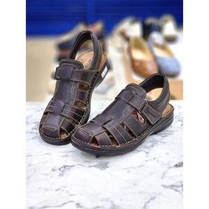 허시파피 세이브존05 남성3Cm굽찍찍이소가죽샌들 YYVCEP014