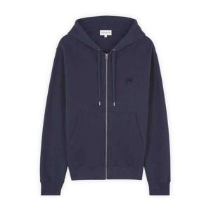 메종키츠네 볼드 폭스 헤드 패치 컴포트 지퍼 후디 폭스헤드 후드집업 MM00714KM0307 P476