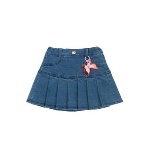 [프렌치캣(백)]Denim 주름 SK(Q31DAS110)