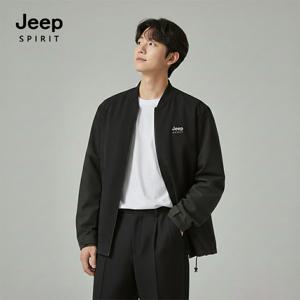 [지프]JEEP SPIRIT 캐주얼 시보리 집업점퍼 블랙 (JSSPJK164)