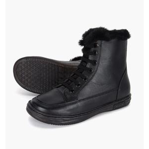 [무크]여성 캐주얼 퍼 스니커즈 부츠 522651 AA 블랙