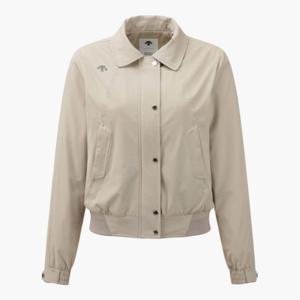 데상트골프자켓 VQA DR12WFBL27-BEGG 여성 카라넥 블루종 점퍼 Beige
